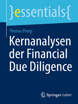 cover image of Kernanalysen der Financial Due Diligence